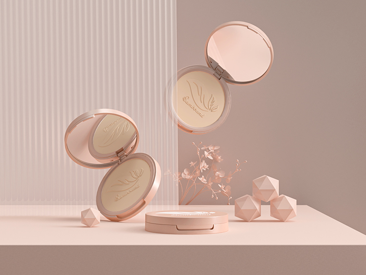 按扣式散粉高光修容盒包材注塑加工 按扣式散粉高光修容盒包材注塑加工