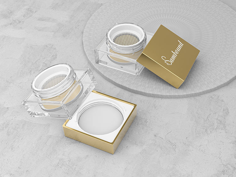 塑料蜜粉分装盒散粉盒包材注塑加工 塑料蜜粉分装盒散粉盒包材注塑加工