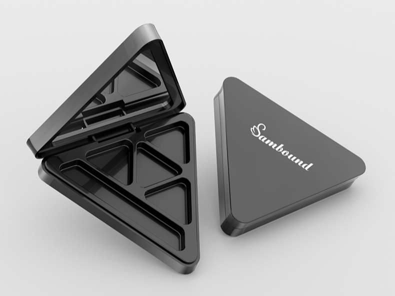 定制三角形眼影盘塑料包装 定制三角形眼影盘塑料包装