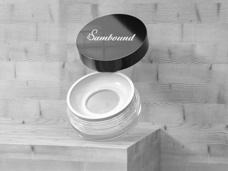 高透明带滤网散粉分装盒注塑件 高透明带滤网散粉分装盒注塑件